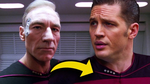 Tom Hardy Patrick Stewart Picard Star Trek Next Generation