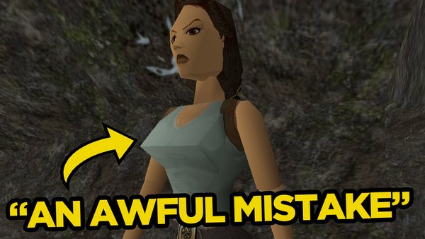 Lara breast mistake