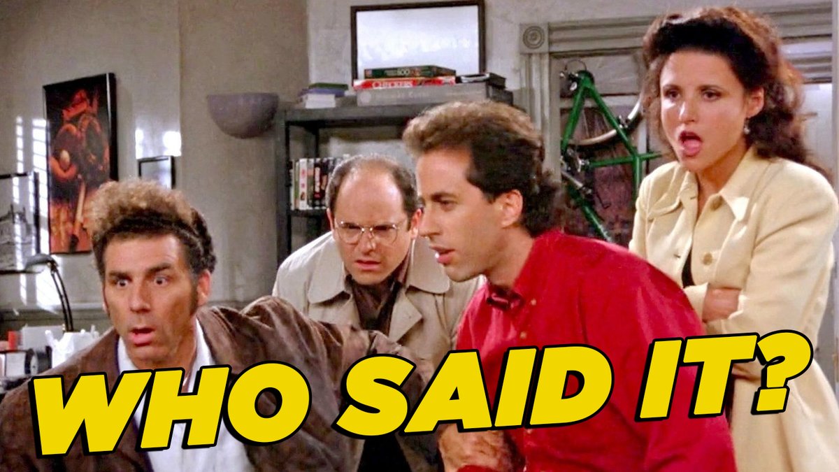 Seinfeld Quiz: Who Said It- Jerry Or George?