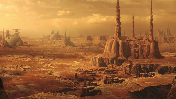 Star Wars A New Hope Luke Skywalker Tatooine Sunset