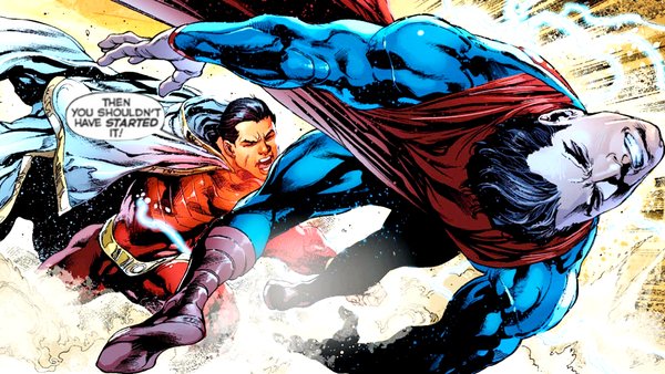 Superman Shazam Fight New 52