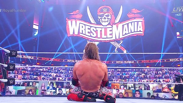 Edge WrestleMania sign
