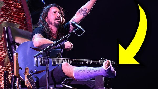 Dave Grohl Foot