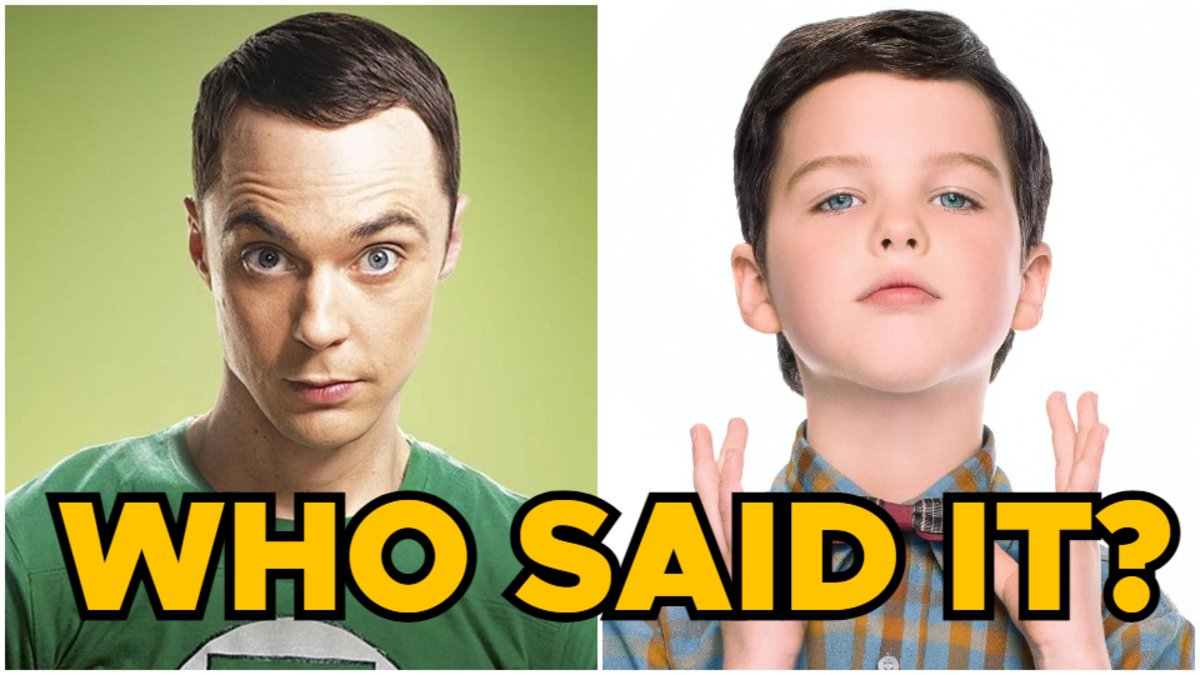 Sheldon Cooper Quiz: Who Said It - Young Sheldon Or Old Sheldon?