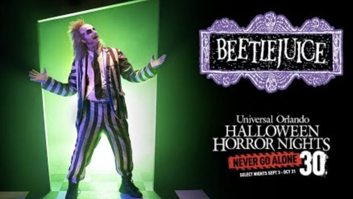 Beetlejuice Returns To Universal's Halloween Horror Nights 2021