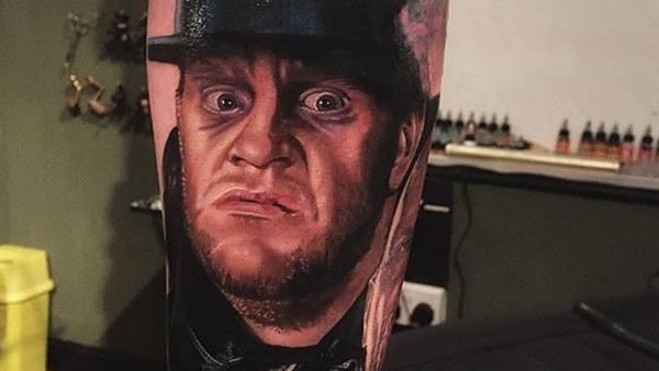 Photo Realism Undertaker Tattoo