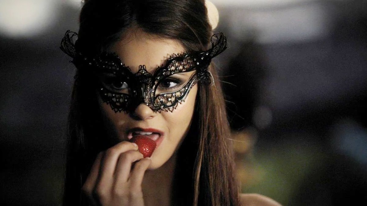 THE VAMPIRE DIARIES DOPPELGANGER HALLOWEEN COSTUME, Elena Gilbert &  Katherine Pierce