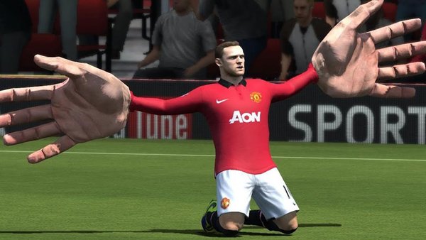 Wayne Rooney FIFA 21 hands