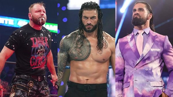 Jon Moxley Vs Roman Reigns Vs Seth Rollins Shield Triple Threat 