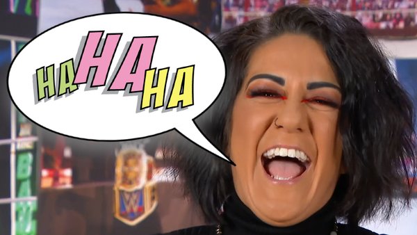 Bayley Laughing