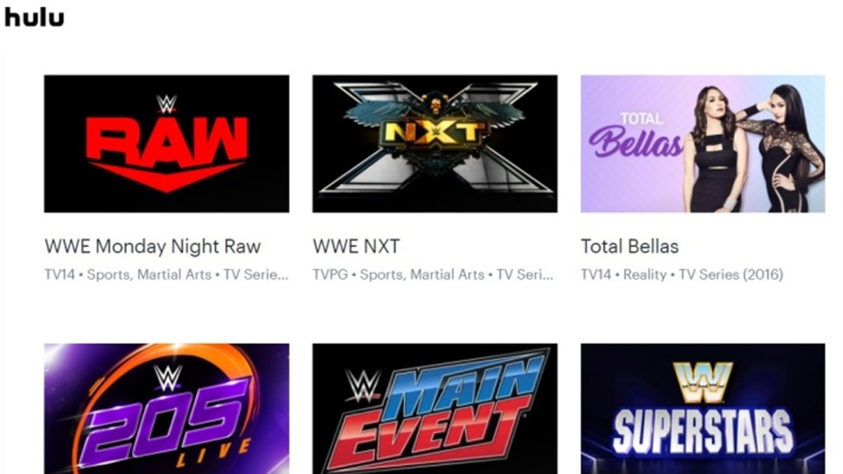 WWE's Deal With Hulu Expiring