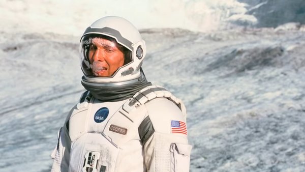 Interstellar Matthew McConaughey Cooper f-bomb scene