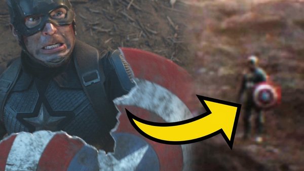 Avengers Endgame Captain America shield mistake