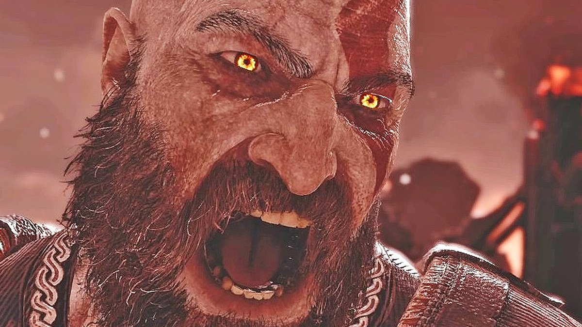 kratos angry face