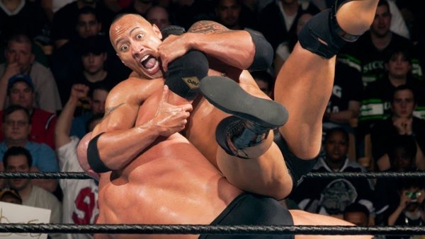 The Rock Steve Austin WWE WrestleMania XIX