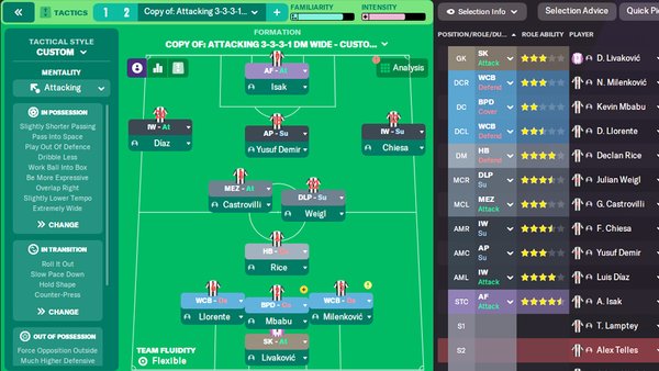 Football Manager 2021 MOBILE - TOTAL POSSESSION TACTIC (4-3-3) 
