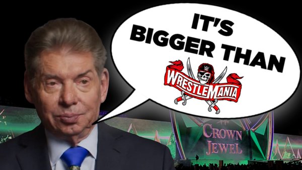 WWE WrestleMania Crown Jewel Vince McMahon