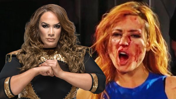 Nia Jax Becky Lynch Punch