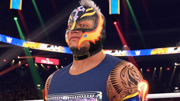 First look at the cover of WWE 2K22 featuring Rey Mysterio