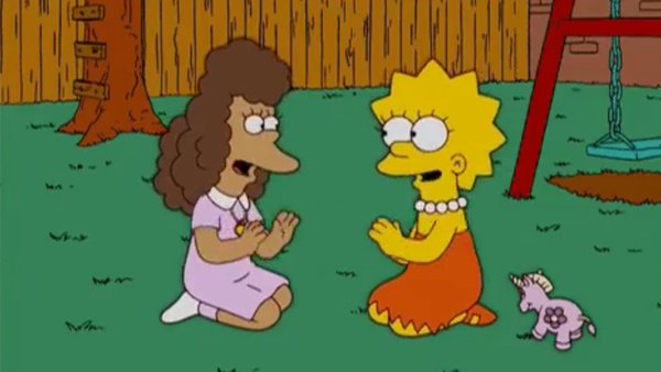The Simpsons Marge Lisa
