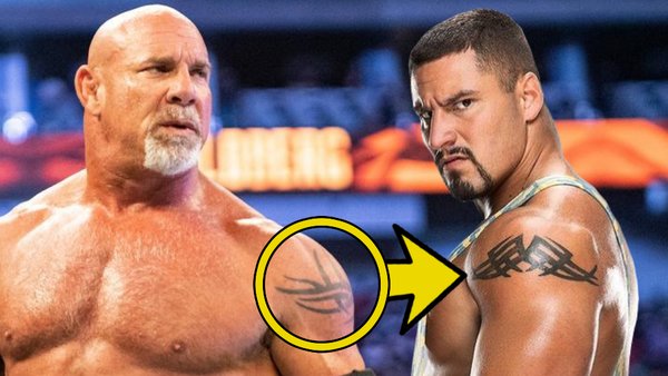 Does anyone know if Goldberg's tattoo has a meaning for him? : r/WWE