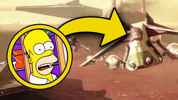 Star Wars Attack of the Clones Homer Simpson