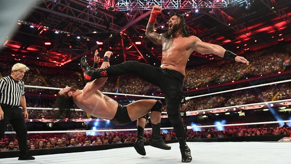 WWE Clash at the Castle Roman Reigns Drew McIntyre