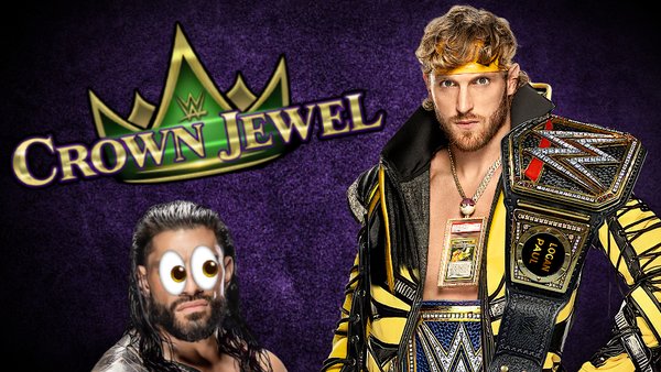 WWE Crown Jewel 2022 Logan Paul Roman Reigns