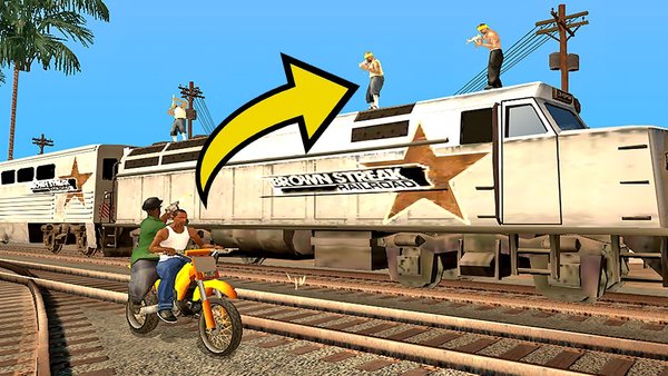 GTA San andreas wrong side of the tracks