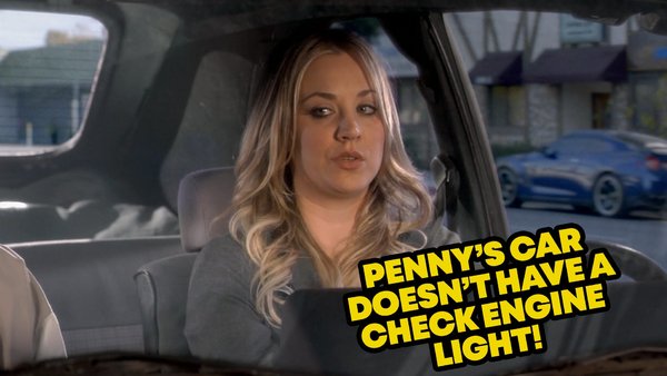 The Big Bang Theory Penny car