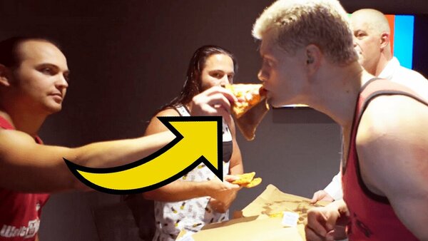Cody Rhodes pizza