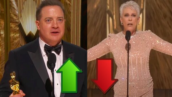 Oscars 2023 Brendan Fraser Jamie Lee Curtis