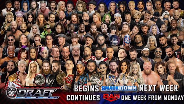 Complete WWE Raw & SmackDown Draft Lists Revealed