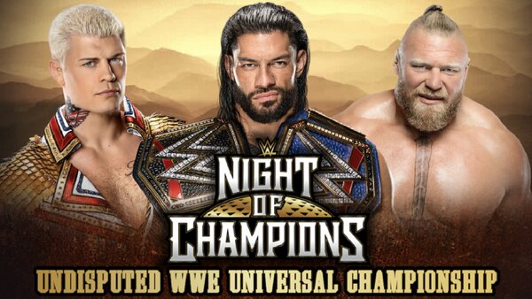 WWE Night of Champions Match Graphic