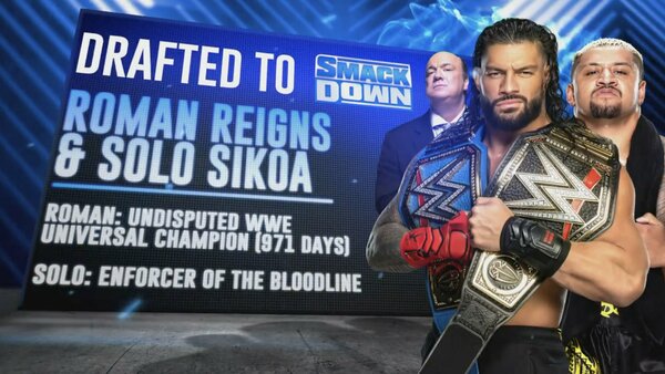 WWE Draft 2023 Roman Reigns Paul Heyman Solo Sikoa
