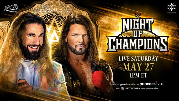 WWE Night Of Champions 2023 Seth Rollins AJ Styles