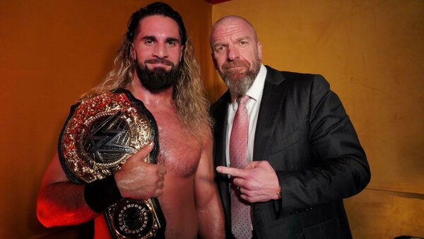 WWE Night Of Champions 2023 Triple H Seth Rollins World Heavyweight Title