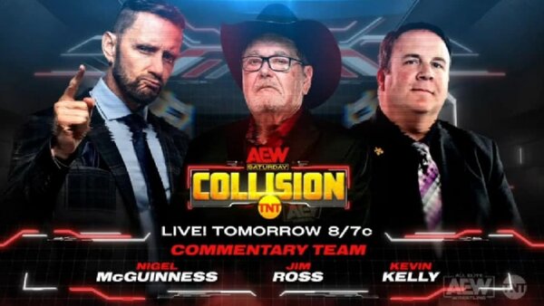 AEW Collision Nigel McGuinness JR Jim Ross Kevin Kelly