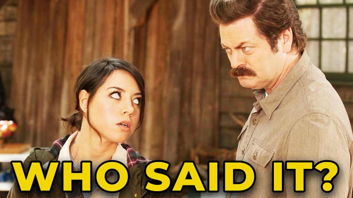 Parks And Recreation Quiz Who Said It Ron Swanson Or April Ludgate