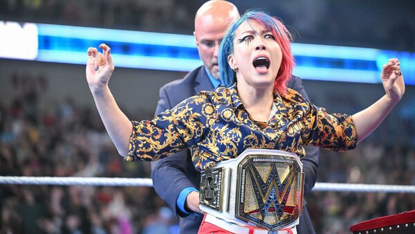 Asuka Adam Pearce WWE Women's Championship