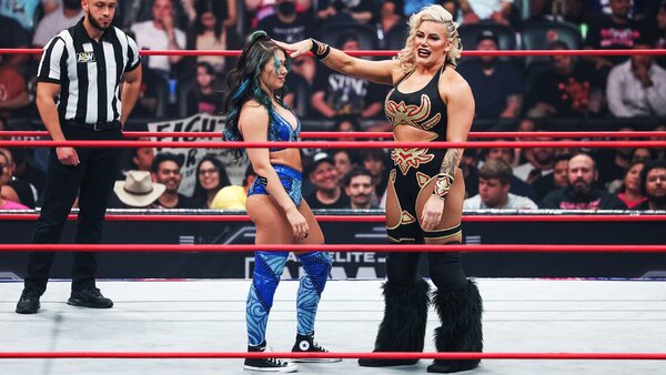 AEW Collision Sky Blue Taya Valkyrie