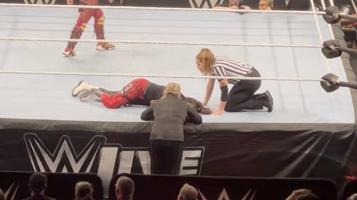 Major WWE Injury Scare During House Show Title Match