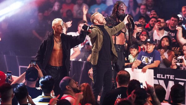 AEW Collision Darby Allin Christian Cage Luchasaurus