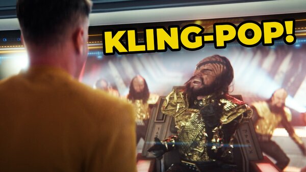 Klingon pop Subspace rhapsody Star trek strange new worlds