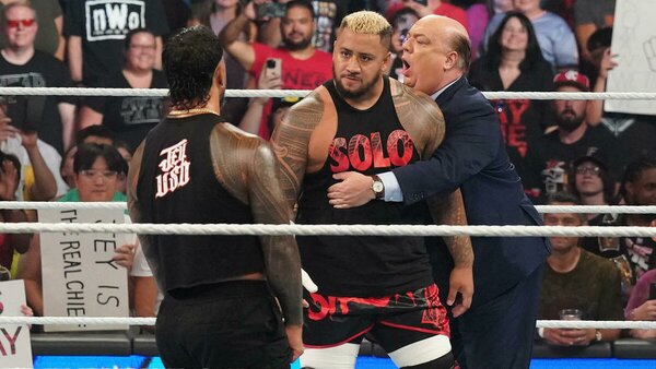 Paul Heyman Jey Uso Solo Sikoa Bloodline