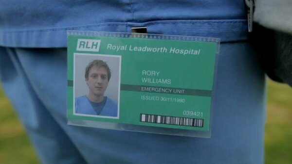 Doctor Who The Eleventh Hour Rory hospital badge