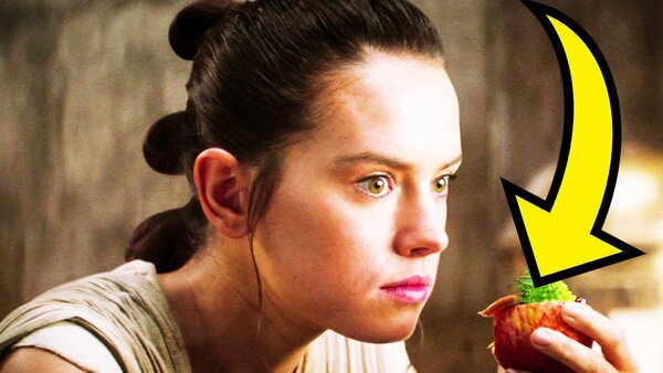 Star Wars Episode VII The Force Awakens Rey Eating