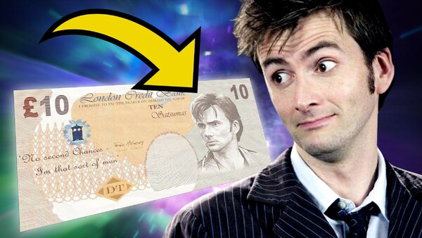 Doctor Who David Tennant bank note The Runaway Bride