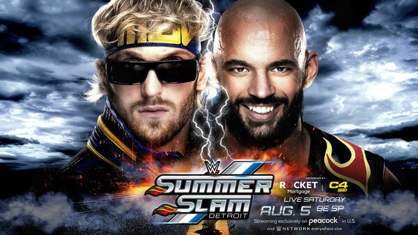 WWE SummerSlam 2023 Logan Paul Ricochet