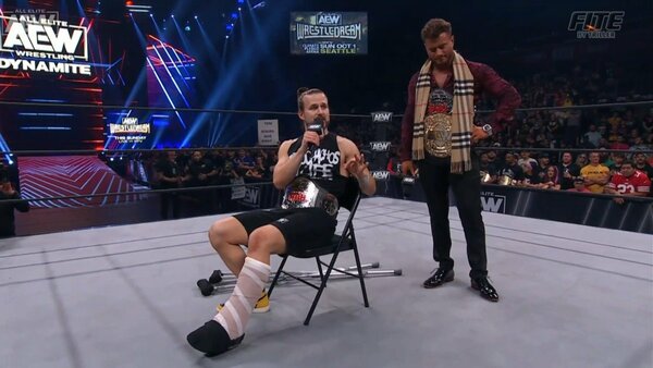 Adam Cole ankle